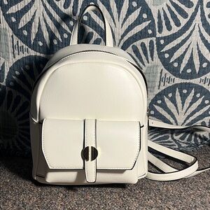 Stylish off White Backpack